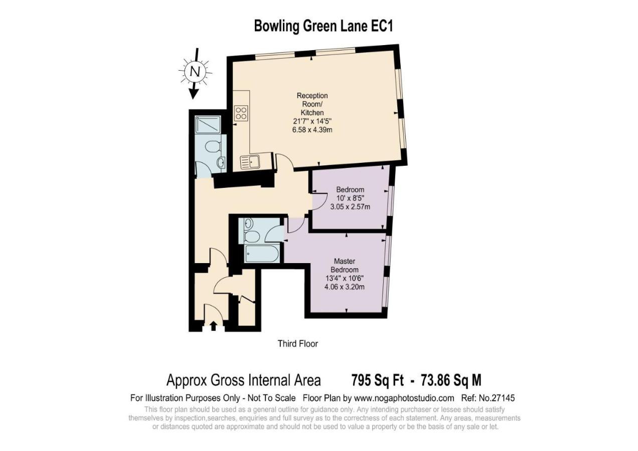 Mulberry Flat 6 - Two Bedroom 3Rd Floor By City Living 런던 외부 사진